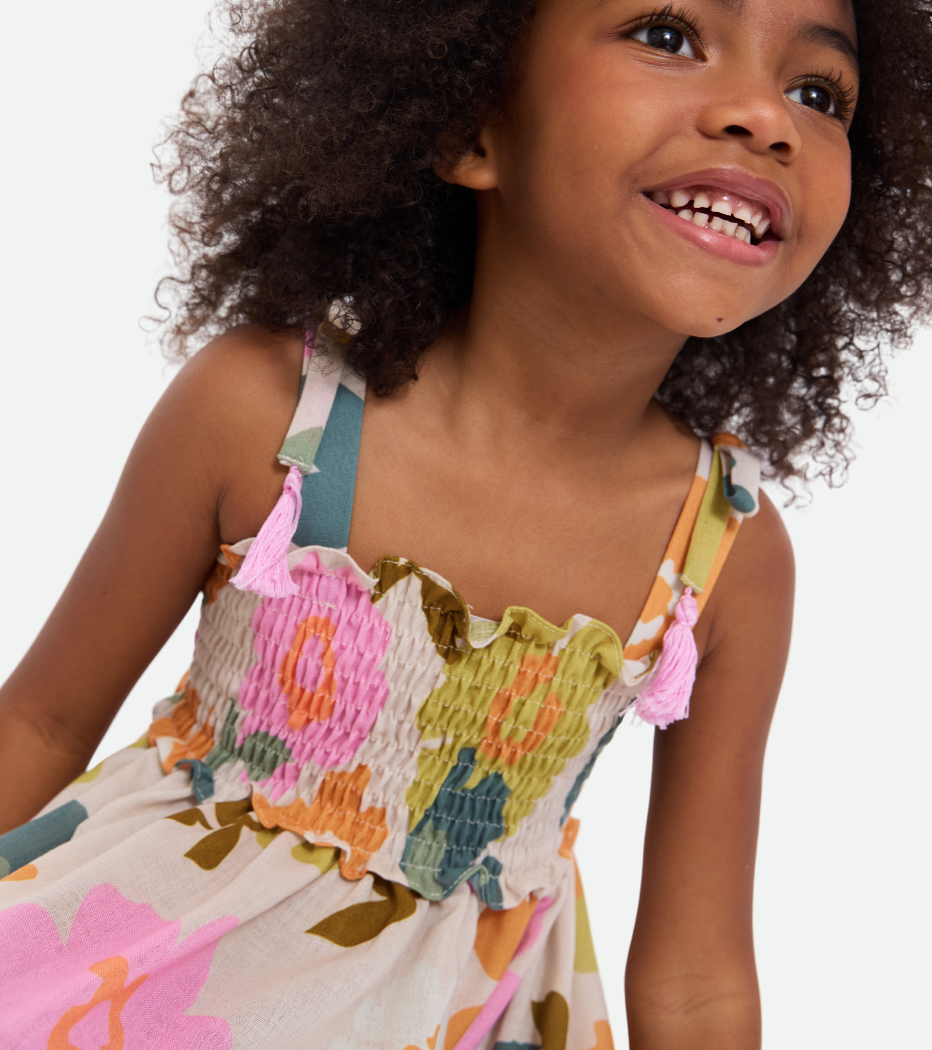 Suri Tropical Smocked Dress