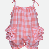 April Gingham Ruffle Bubble - Image