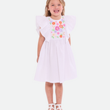 Lacie Embroidered Pinafore Dress - Image