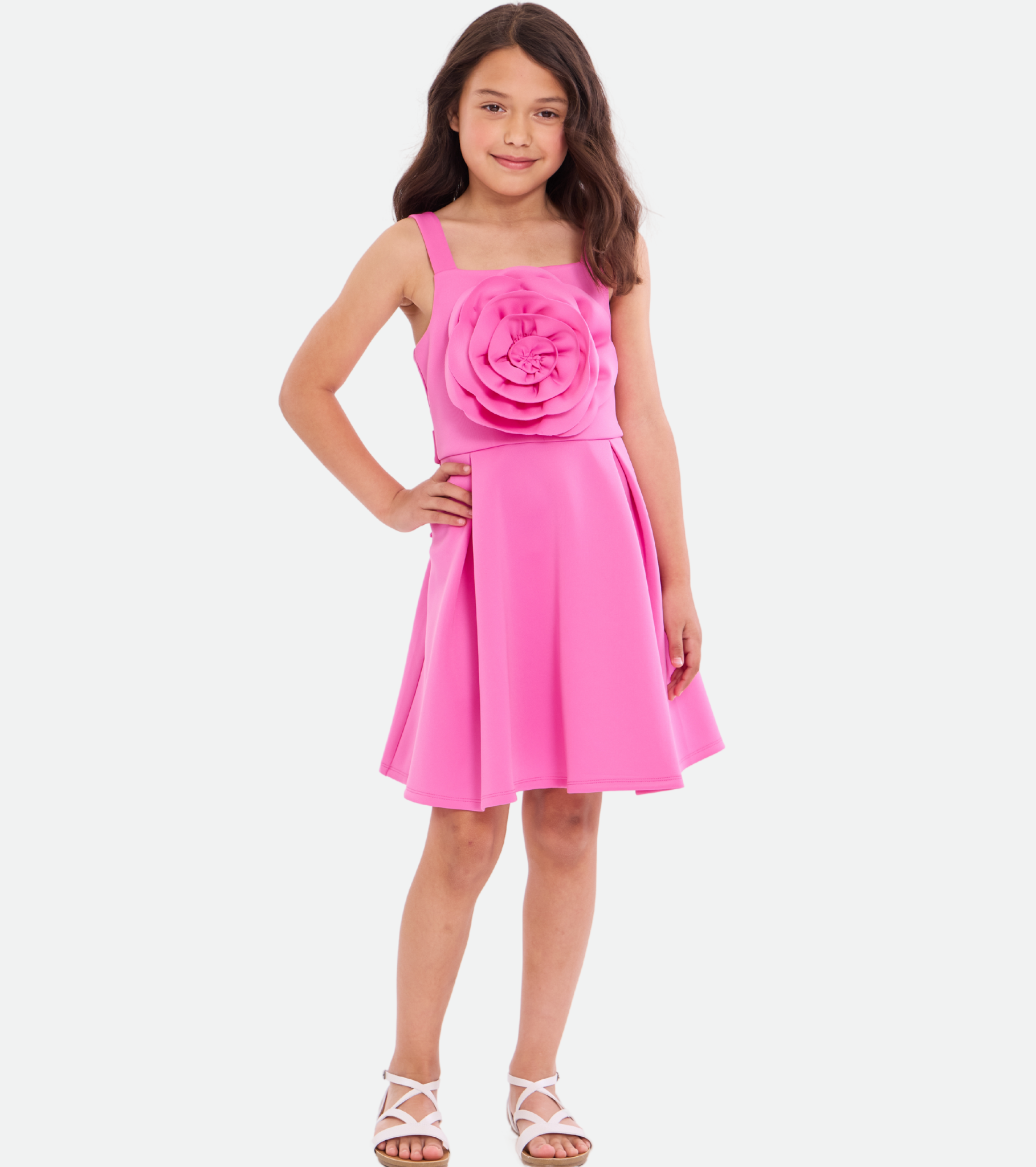 Emily Rosette Skater Dress