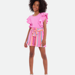 Tori Knit Flutter Sleeve Romper - Image