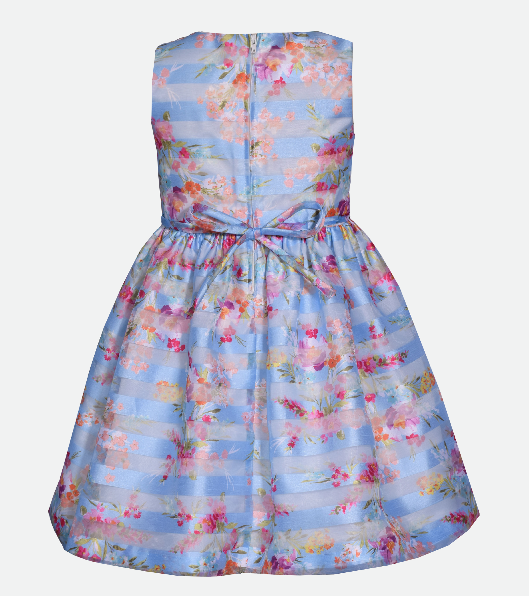 Lottie Floral Stripe Party Dress