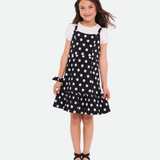Jessie Knit Jumper Dress with Scrunchies - Image