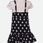 Jessie Knit Jumper Dress with Scrunchies - Image