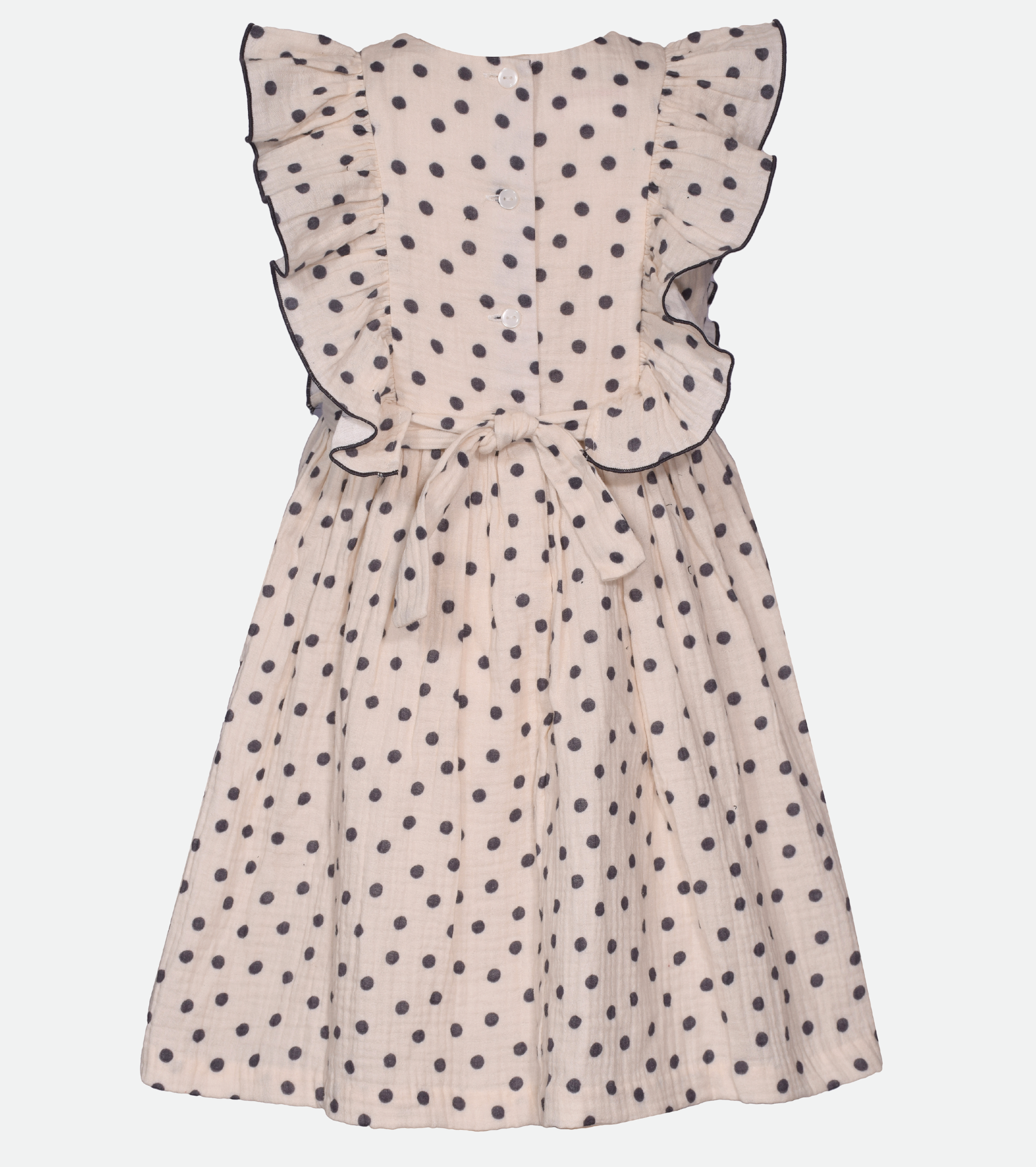 Romy Polka Dot Smocked Dress