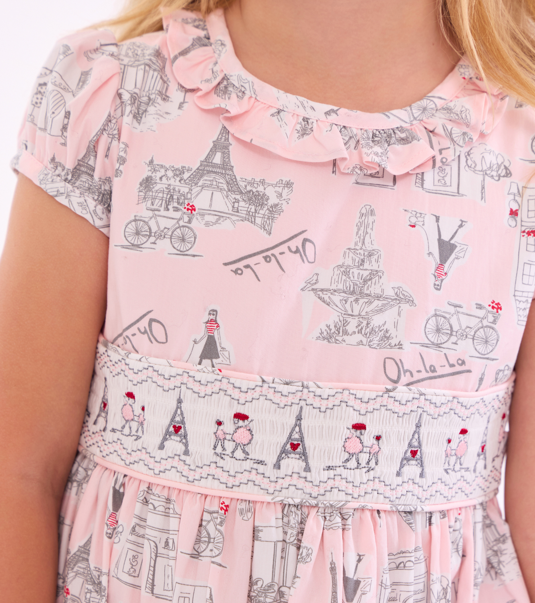 Cherie Paris Smocked Dress