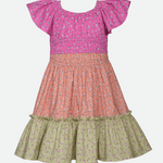 Bailey Mixed Print Dress with Bag - Image