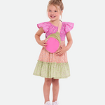 Bailey Mixed Print Dress with Bag - Image