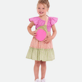 Bailey Mixed Print Dress with Bag - Image