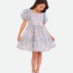 Julietta Metallic Jacquard Party Dress - Image