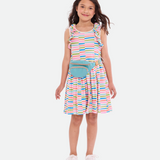 Jessie Ruffle Sleeve Dress with Fanny Pack - Image