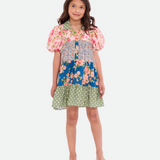 Nicola Mixed Print Dress - Image