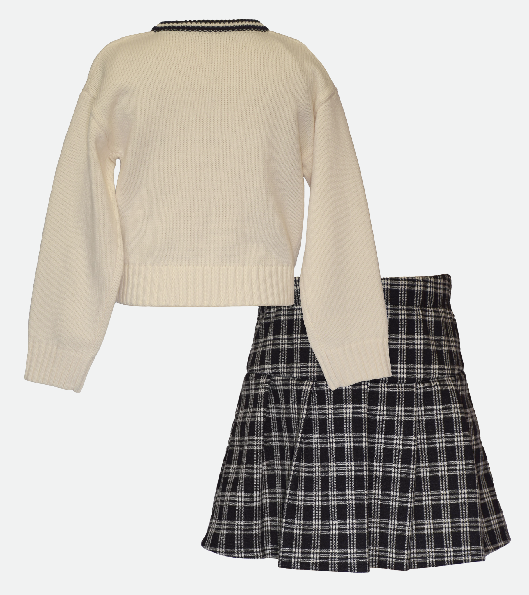 Jackie Bow Sweater & Skirt Set