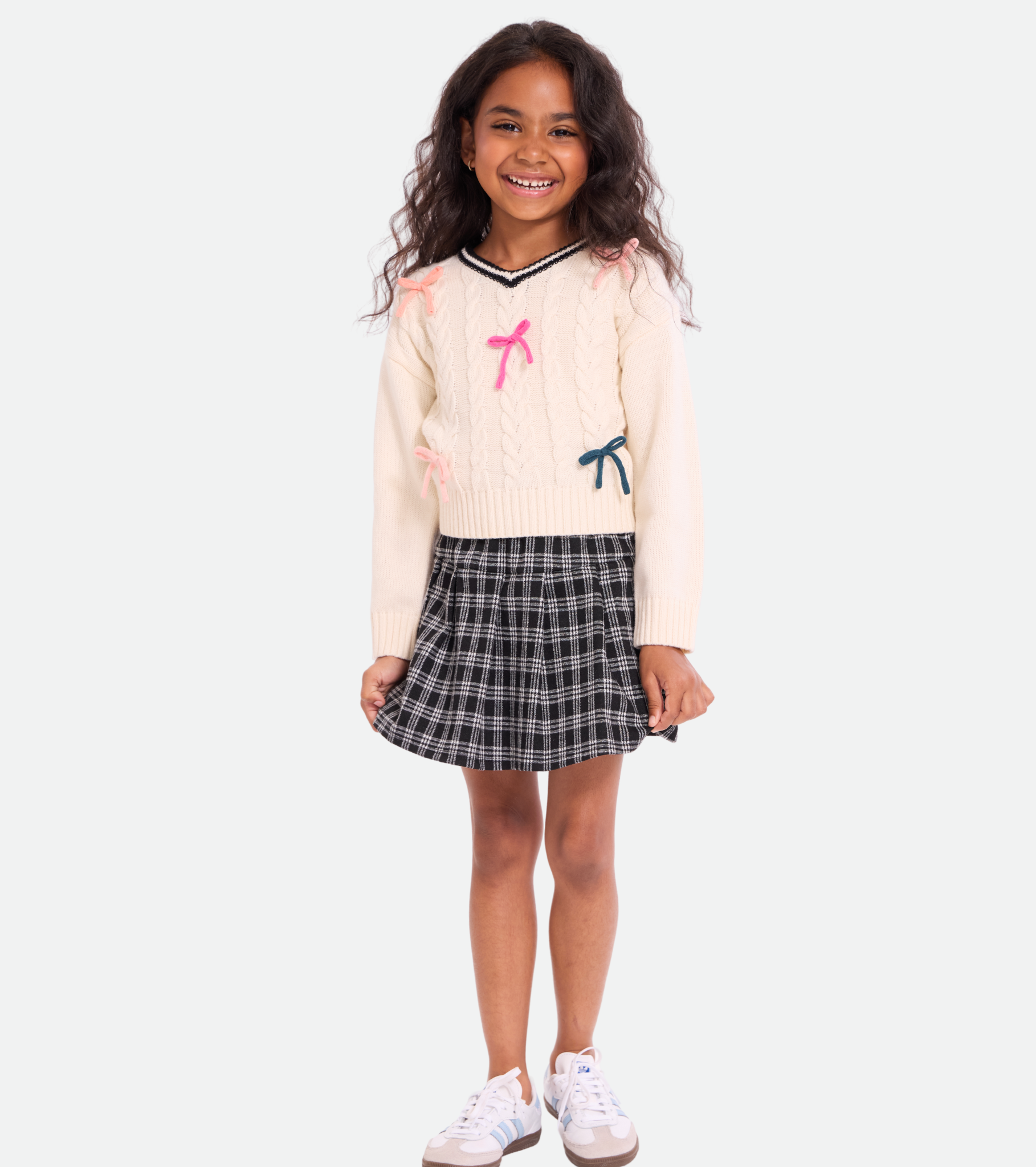 Jackie Bow Sweater & Skirt Set