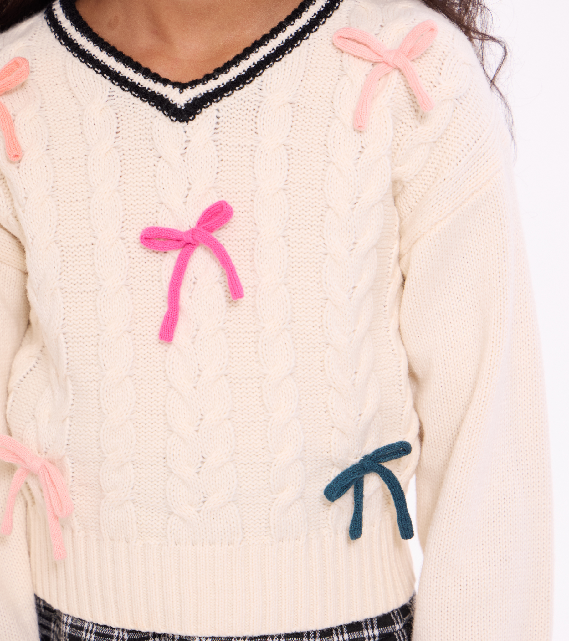 Jackie Bow Sweater & Skirt Set
