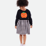 Crochet Pumpkin Sweater Dress - Image