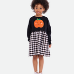 Crochet Pumpkin Sweater Dress - Image