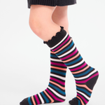 Flower Power Sweater Dress with Socks - Image