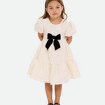 Lola Jacquard Bow Dress - Image