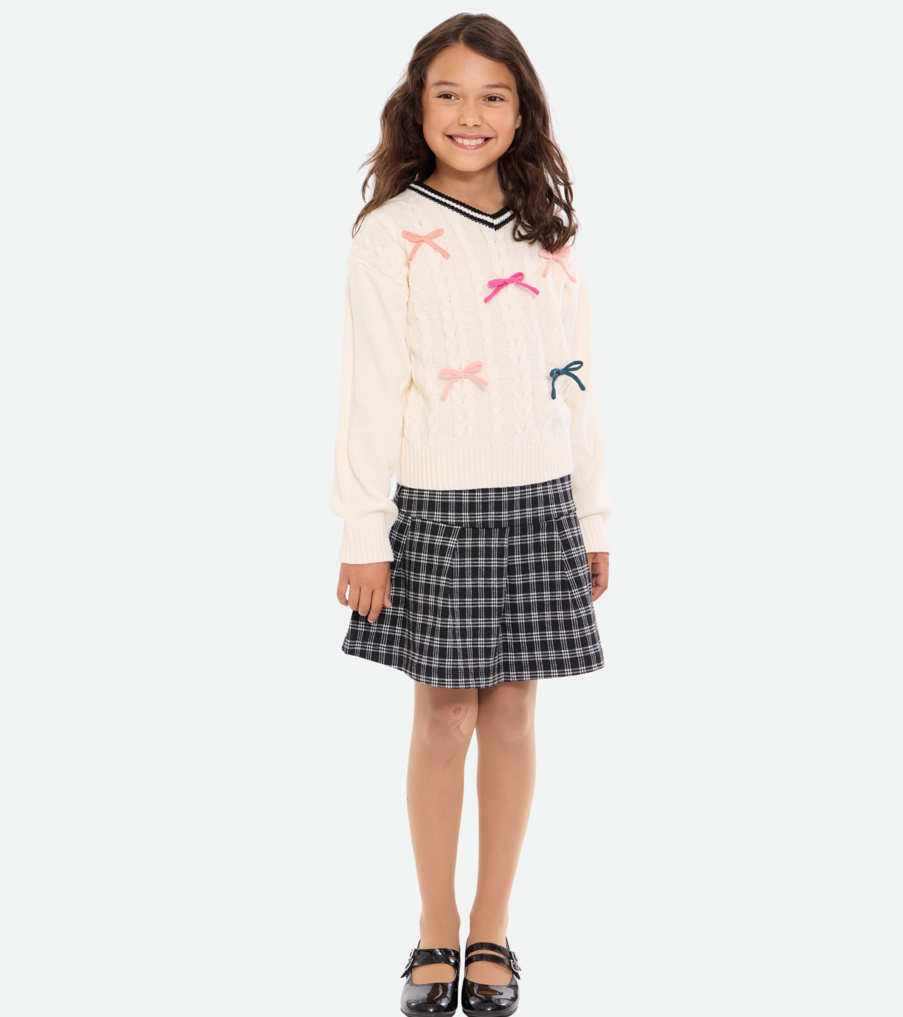 Jackie Bow Sweater & Skirt Set