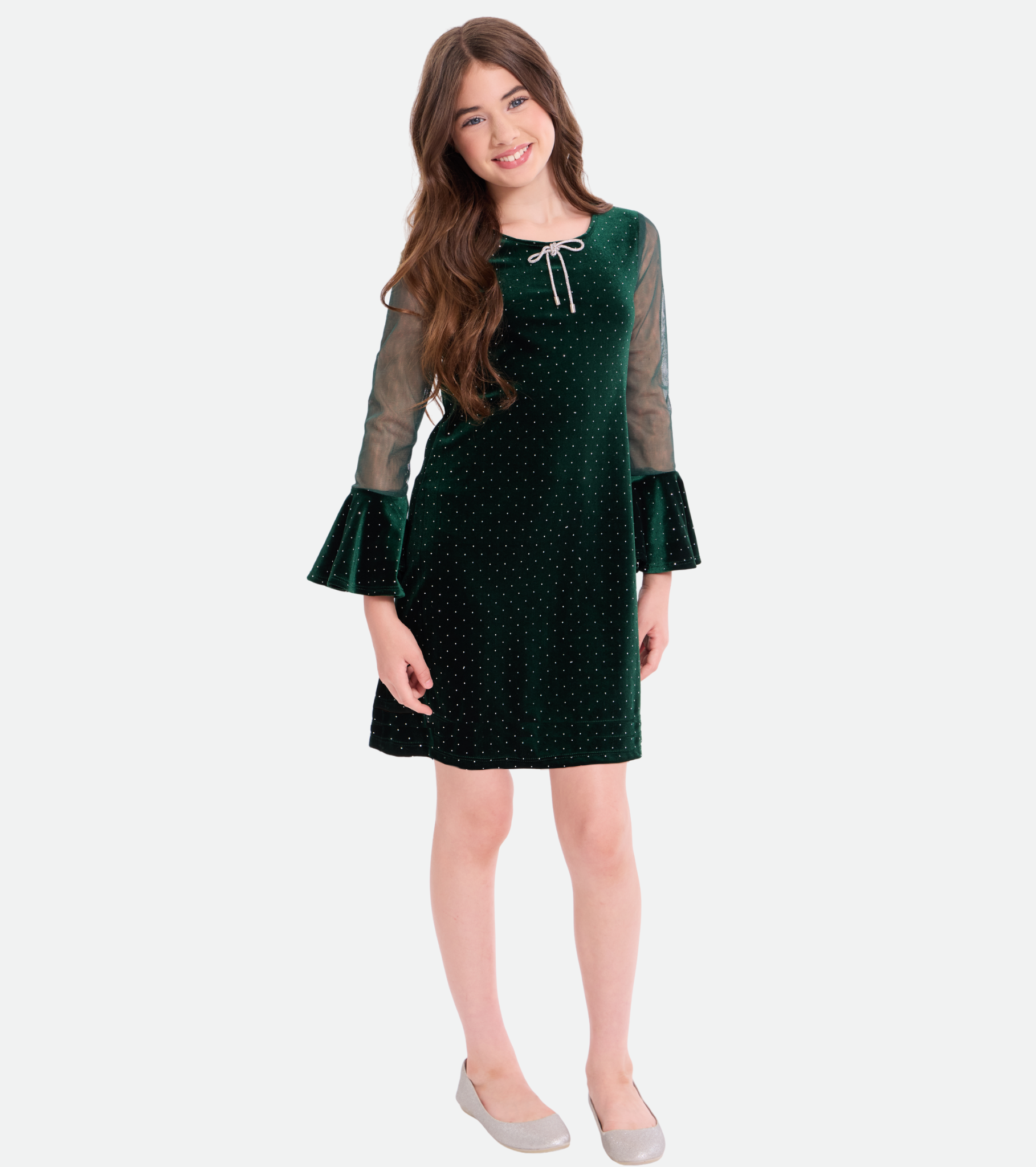 Eve Velvet Bow Party Dress
