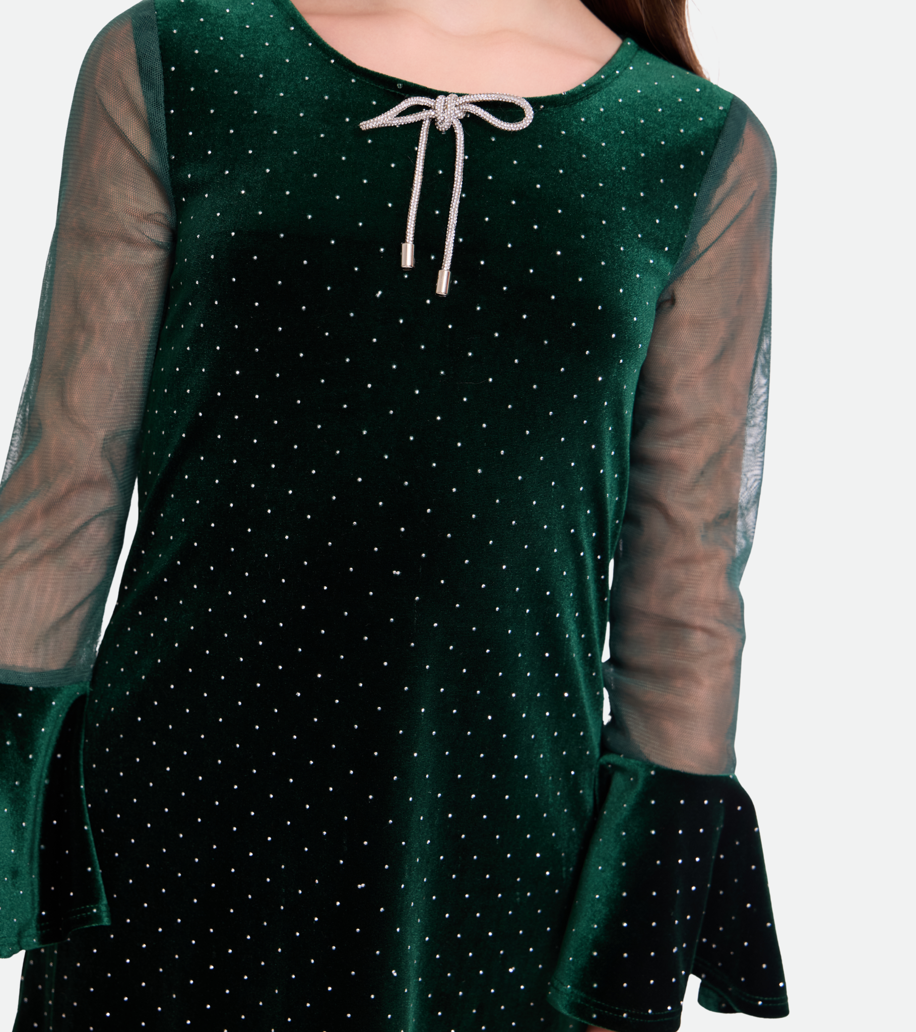 Eve Velvet Bow Party Dress