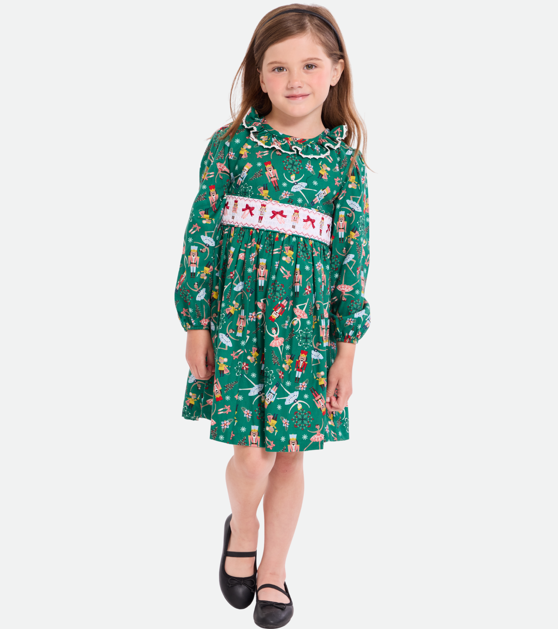 Clara Smocked Nutcracker Dress