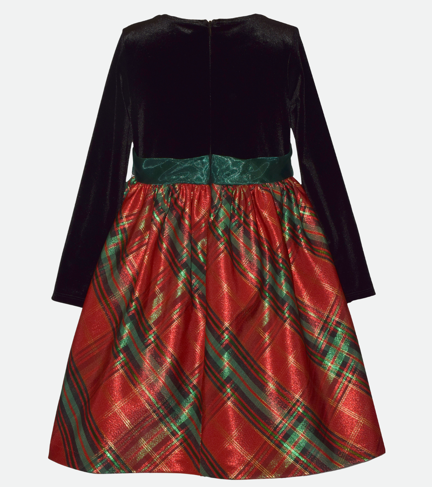 Grace Plaid Party Dress