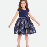 Audrey Plaid Party Dress - Image