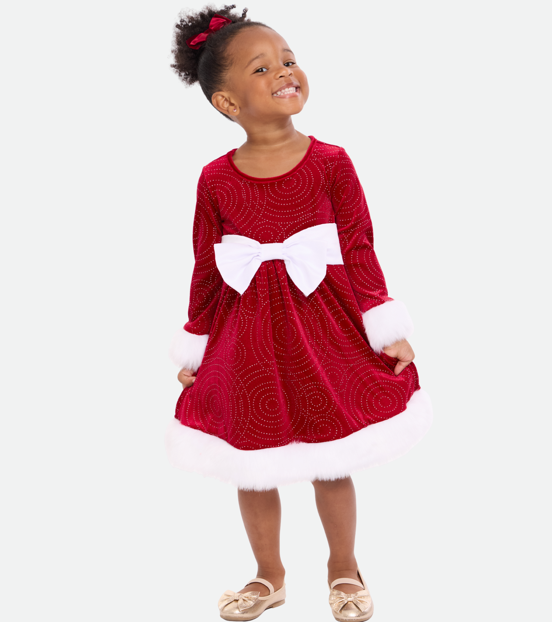 Sabrina Santa Dress