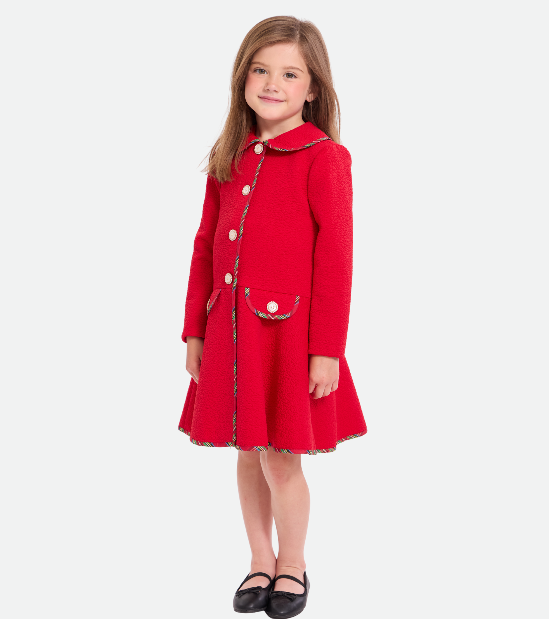 Kennedy Plaid Coat Set