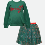 Very Merry Nutcracker Skirt Set - Image