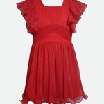 Milly Sparkle Pleated Party Dress - Image