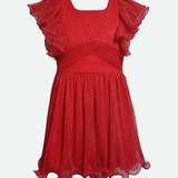 Milly Sparkle Pleated Party Dress - Image