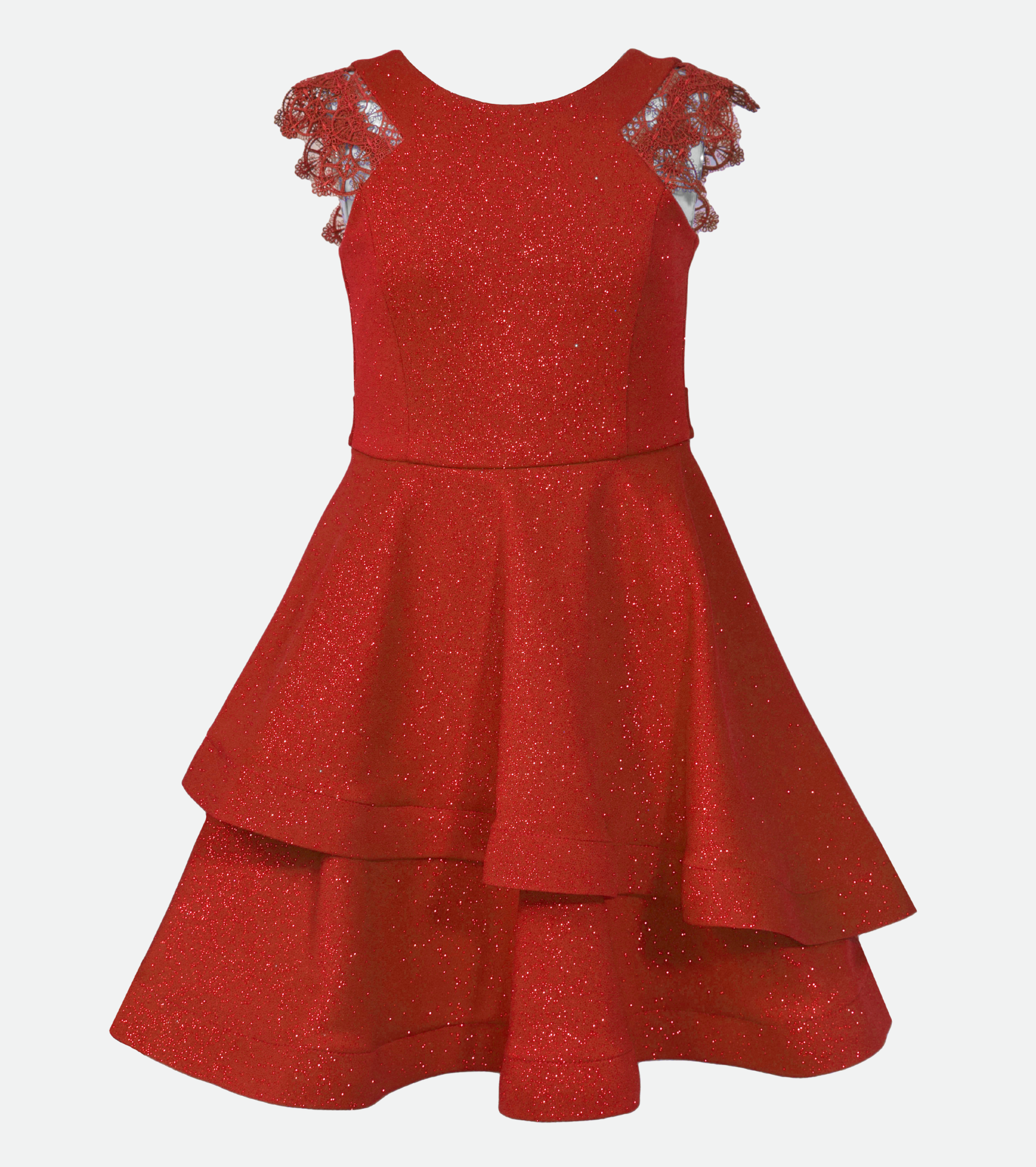 Red Christmas Dresses for Tween Girls