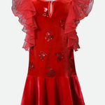 Alexa Sequin Bow Party Dress - Image