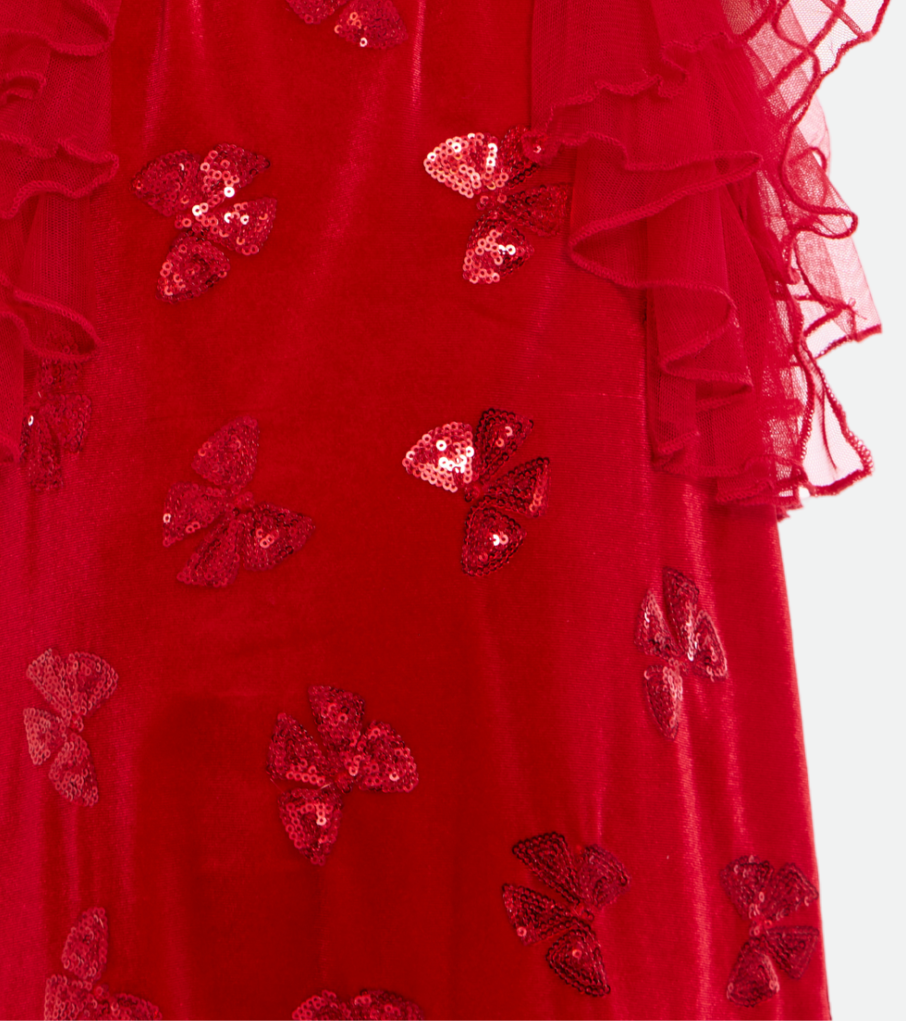 Alexa Sequin Bow Party Dress