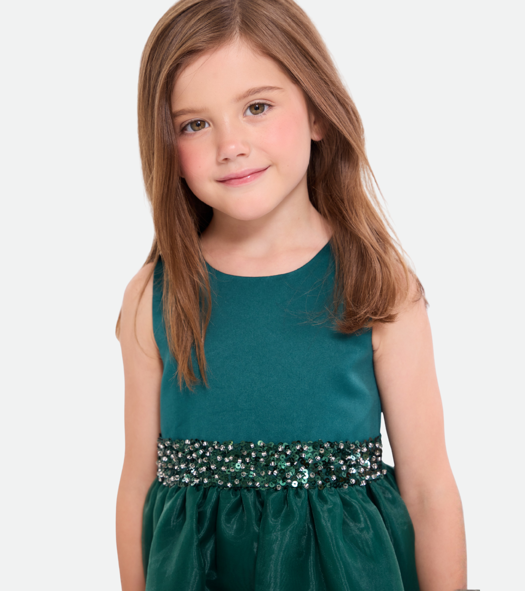 Olivia Tiered Organza Party Dress