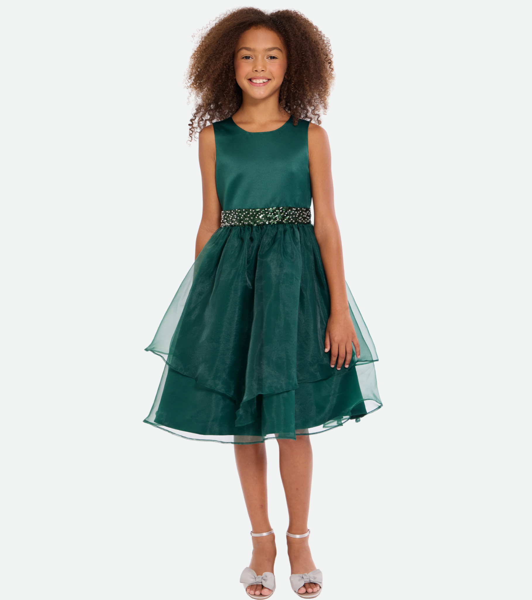 Olivia Tiered Organza Party Dress