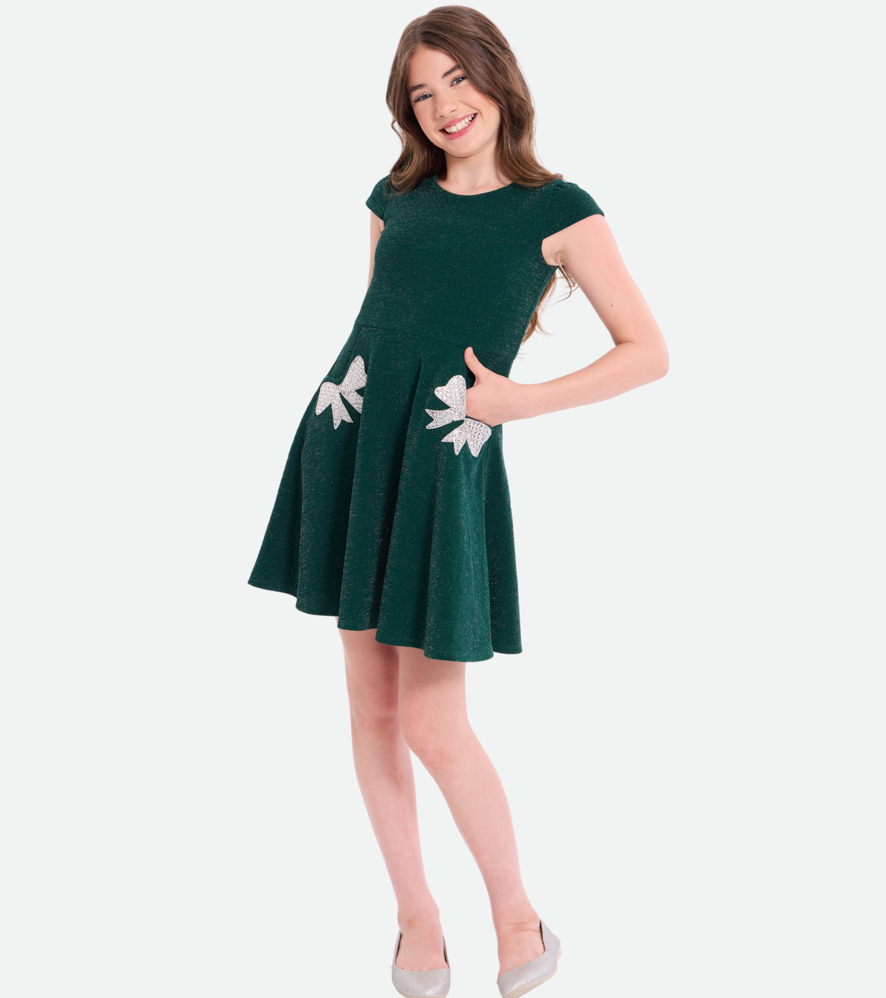Maeve Bow Pocket Party Dress