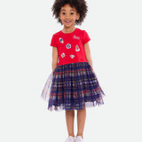 Cool for School Plaid Knit Dress - Image