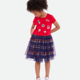 Cool for School Plaid Knit Dress - Image