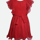 Milly Sparkle Pleated Party Dress - Image