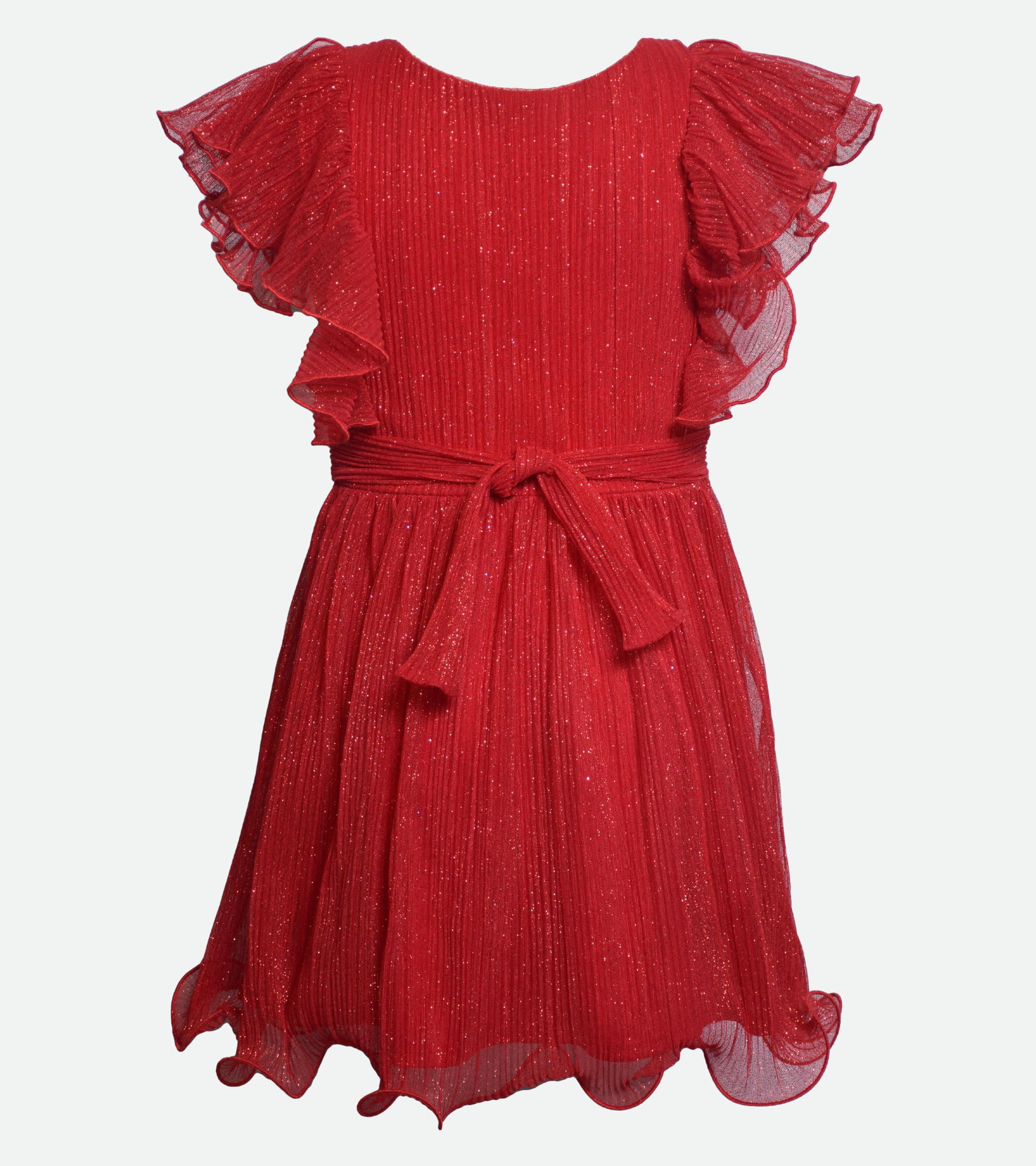 Milly Sparkle Pleated Party Dress