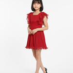 Milly Sparkle Pleated Party Dress - Image