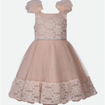 Serena Puff Shoulder Party Dress - Image