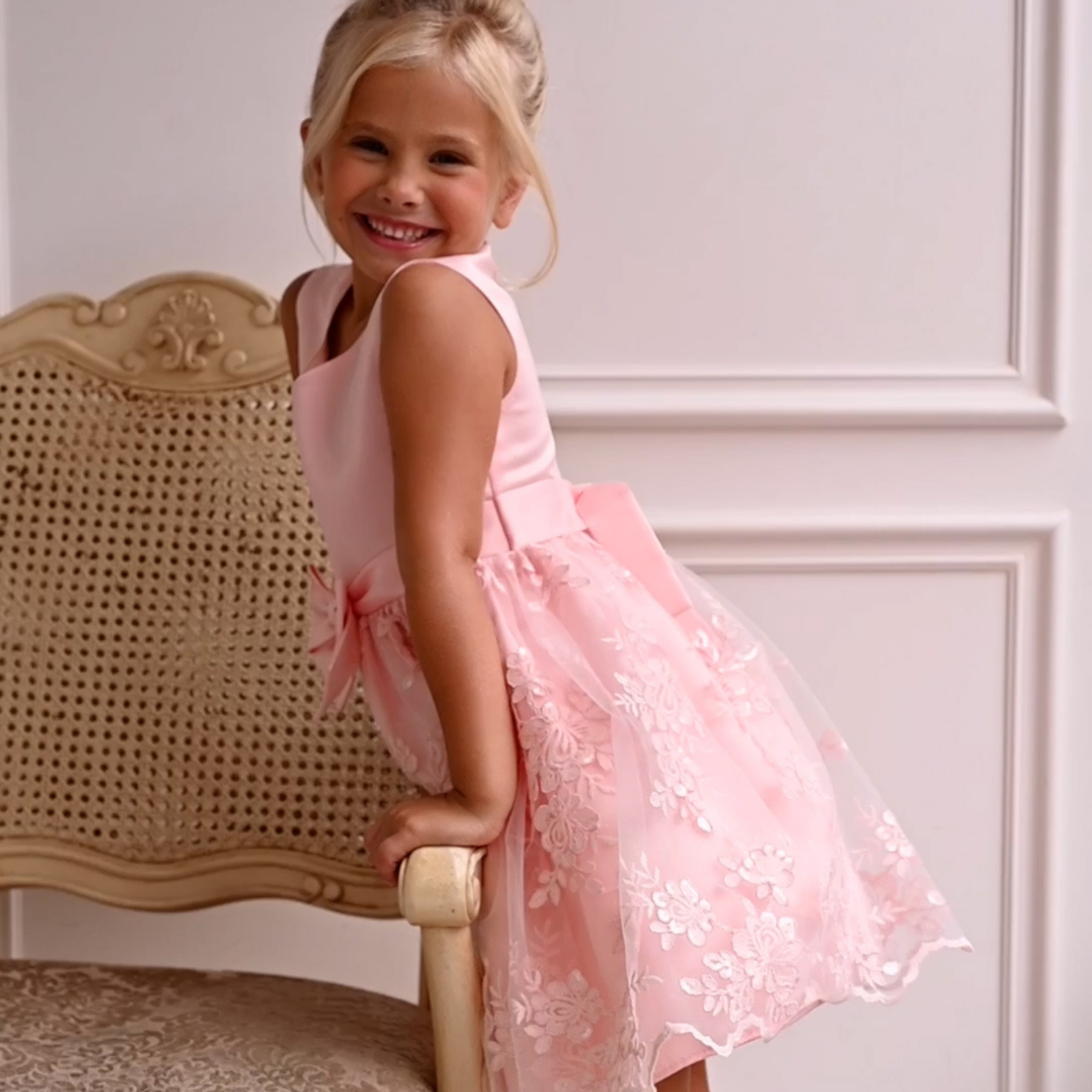 Alice Smocked Tea Time Dress Bonnie Jean Alice Smocked Tea Time Dress Bonnie Jean