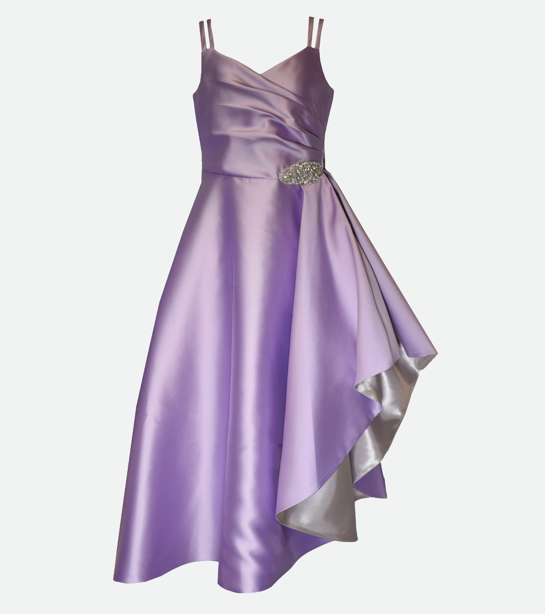 Purple Party Gown for Tween Girls
