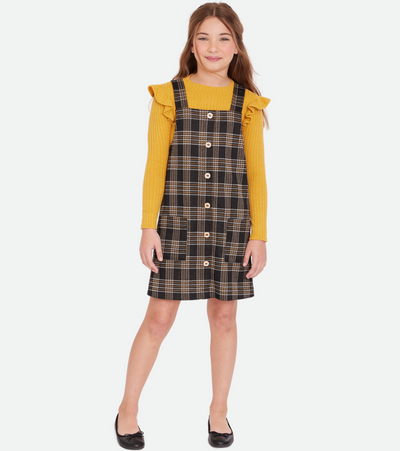 Girls jumper dress deals