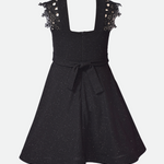 Valorie Sparkle Knit Skater Dress - Image 